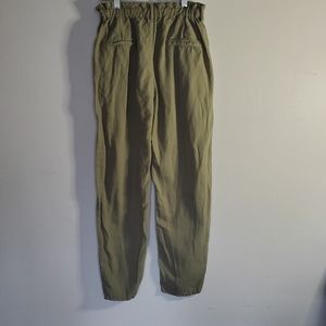 Zara High Waisted Linen Pants